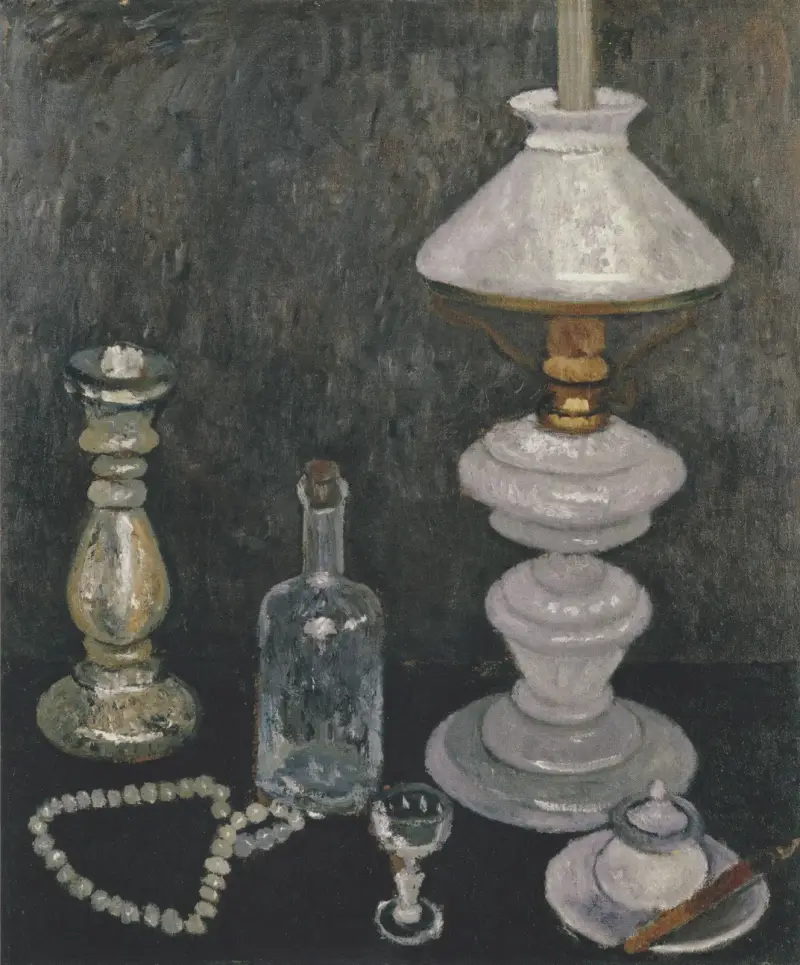 Stillleben mit Gaslampe von Paula Modersohn-Becker