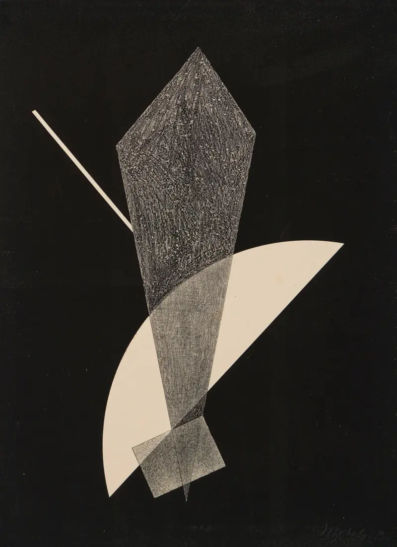 Konstrucktion V av László Moholy-Nagy