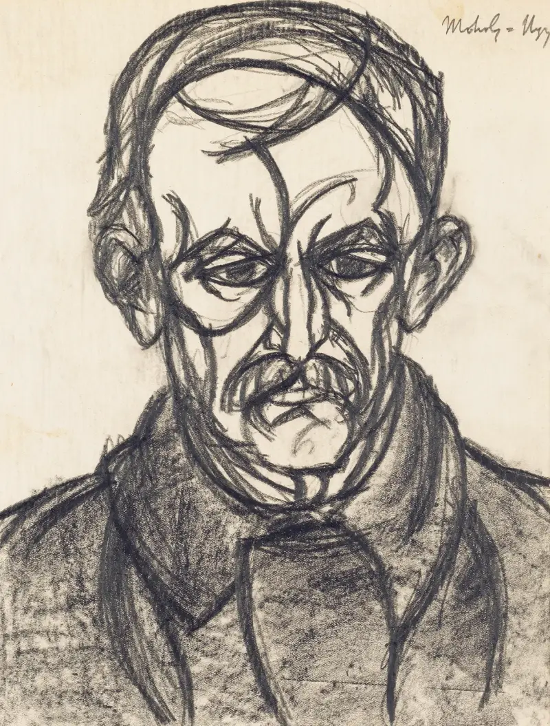 Portrét muže, László Moholy-Nagy