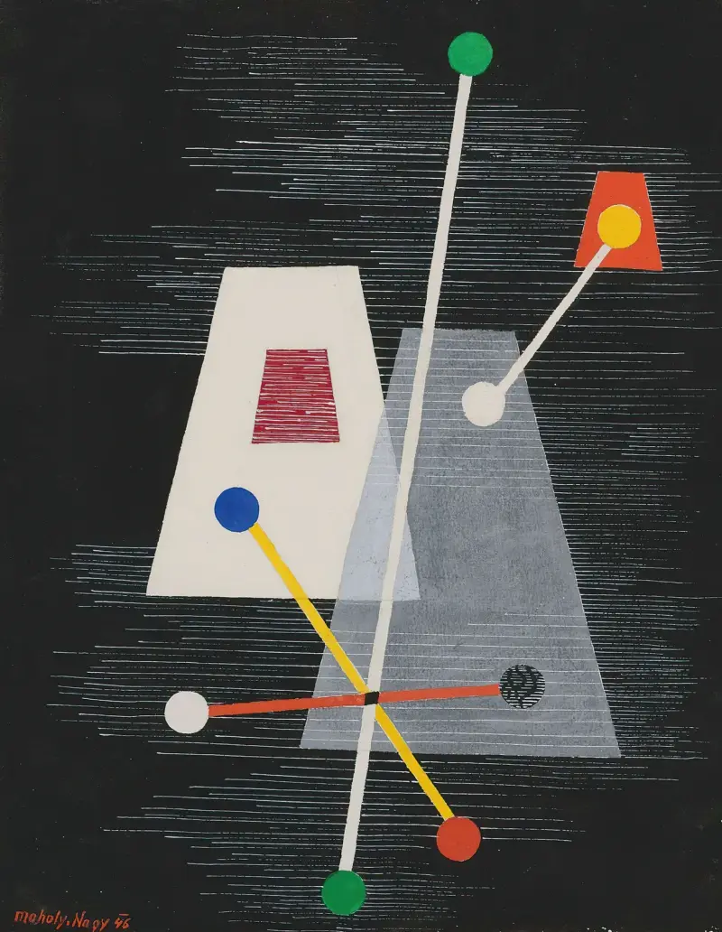 Ścięte piramidy, László Moholy-Nagy