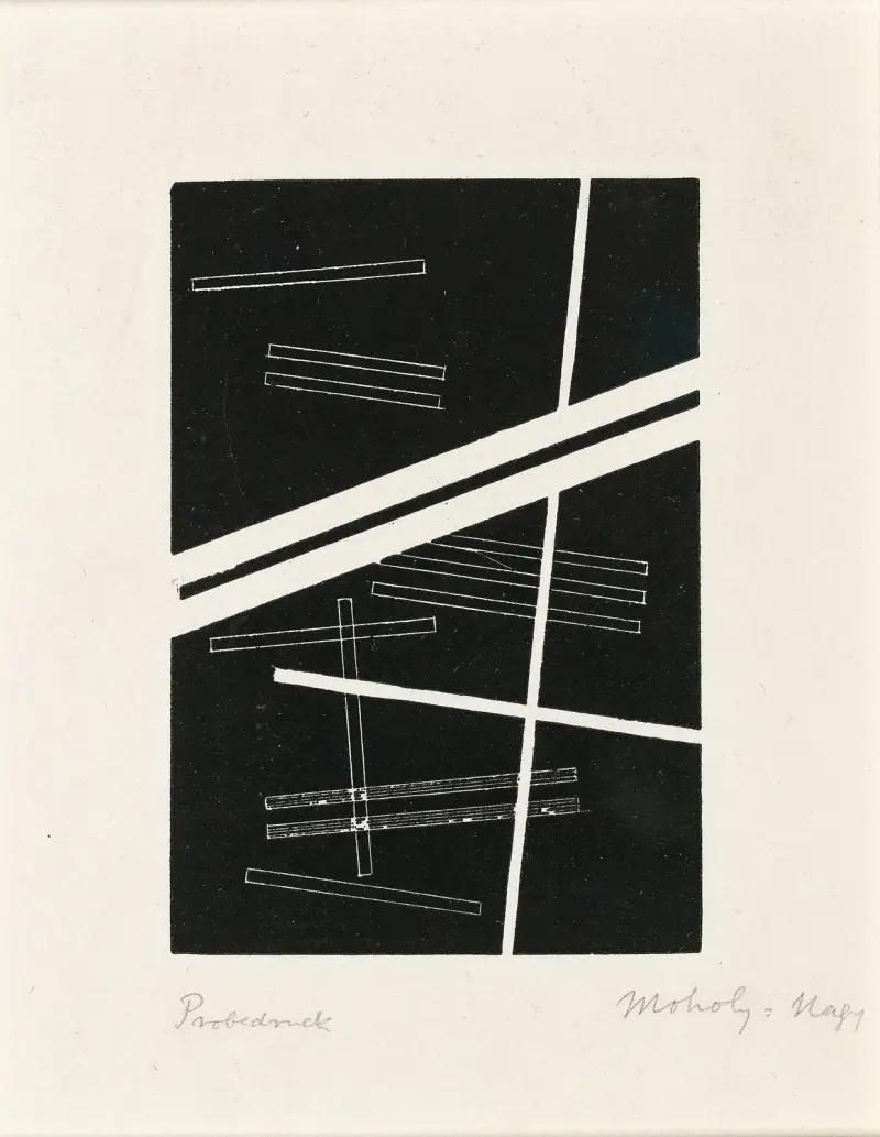 Unbenannte Komposition von László Moholy-Nagy