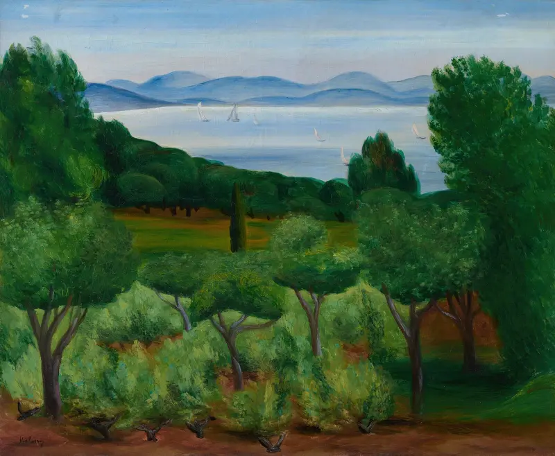 Bucht von Saint-Tropez, 1932 von Moïse Kisling