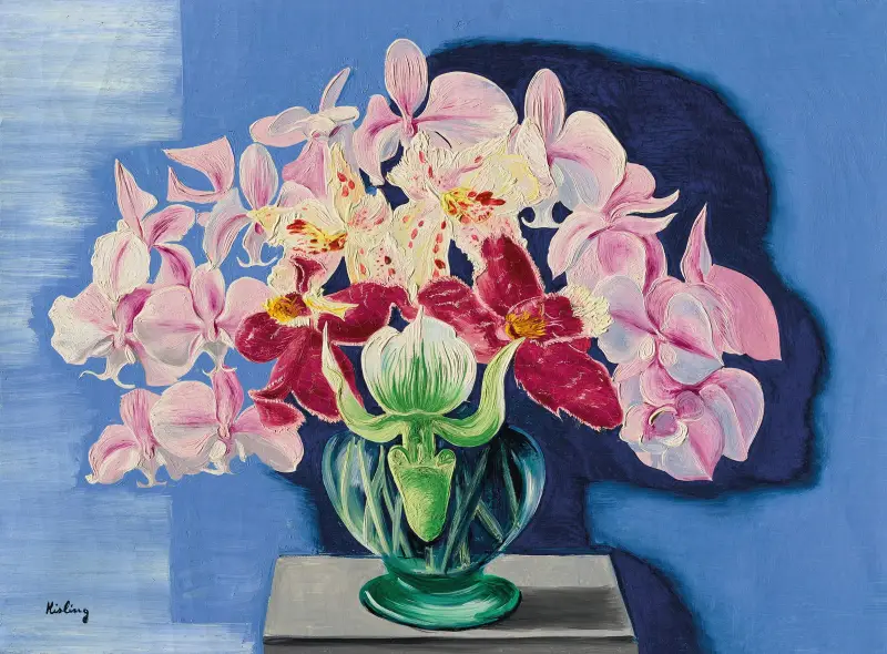 Orchideen von Moïse Kisling