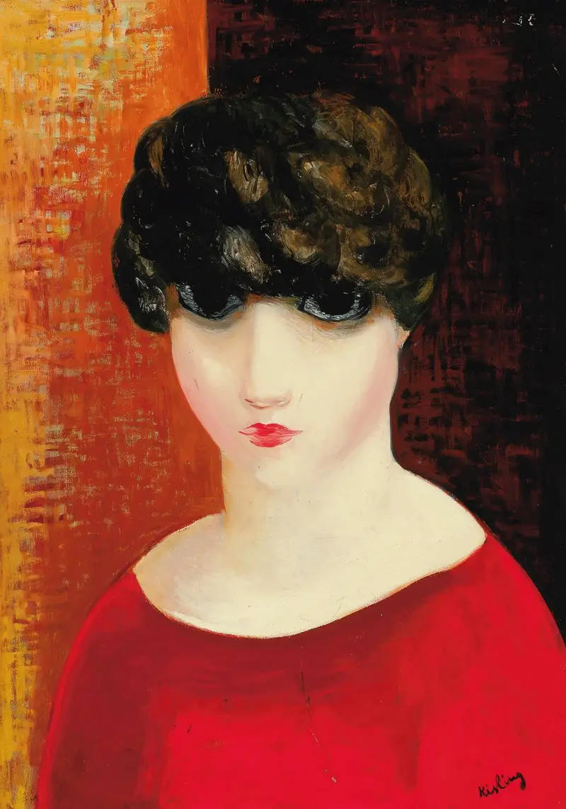 Porträt, 1919 von Moïse Kisling