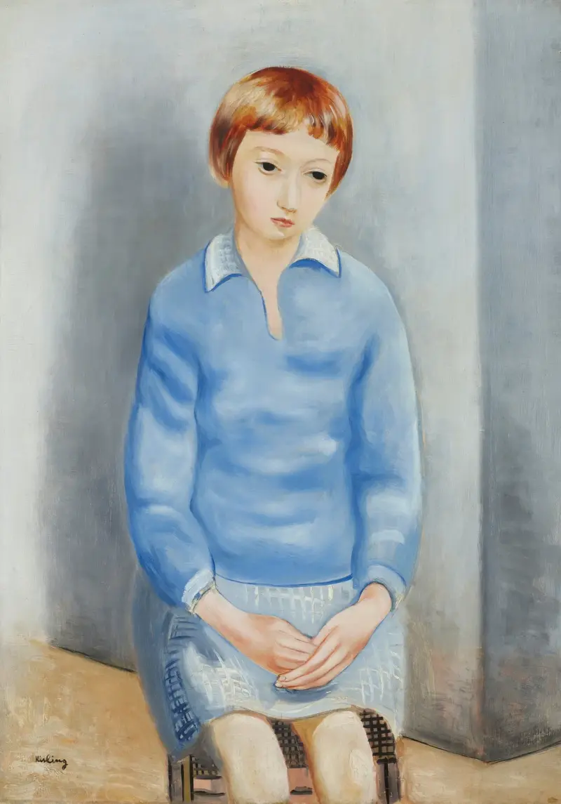 Porträt der Mademoiselle L. Michaux von Moïse Kisling