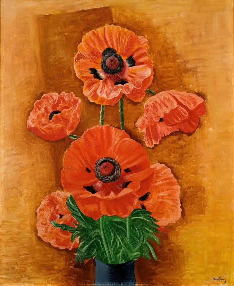 Mohnblumenstrauß von Moïse Kisling