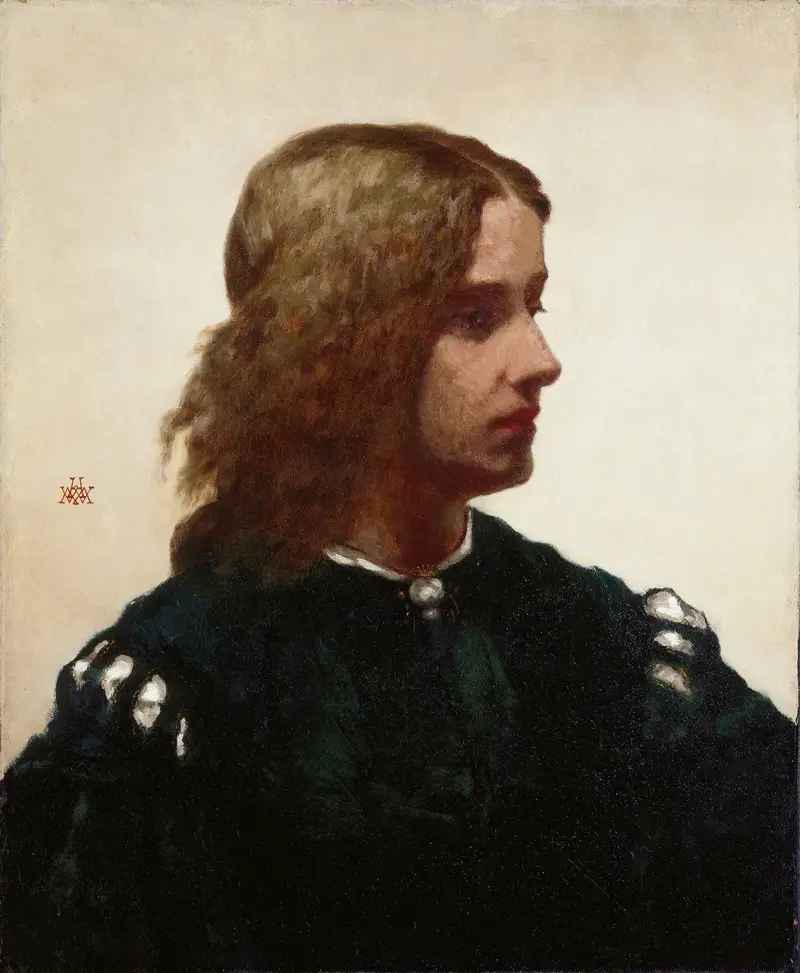 Idealer Kopf von William Morris Hunt