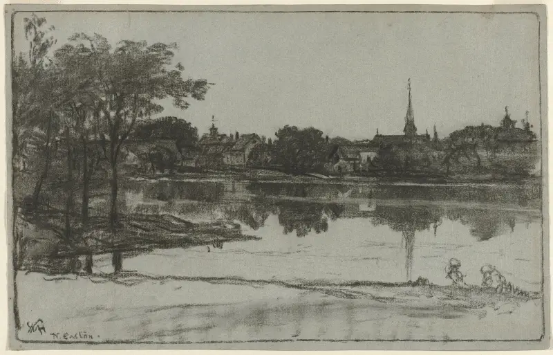 North Easton, Massachusetts av William Morris Hunt