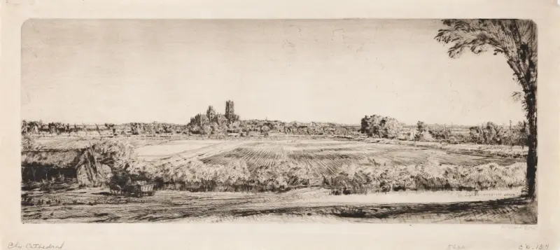 Kathedrale von Ely von Muirhead Bone