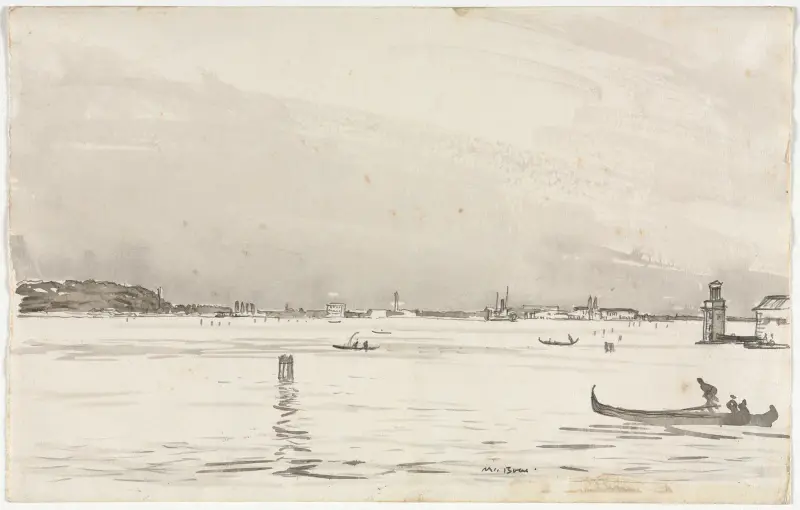 Lagune, Venedig von Muirhead Bone