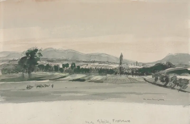 In der Nähe von Étoile, Provence von Muirhead Bone