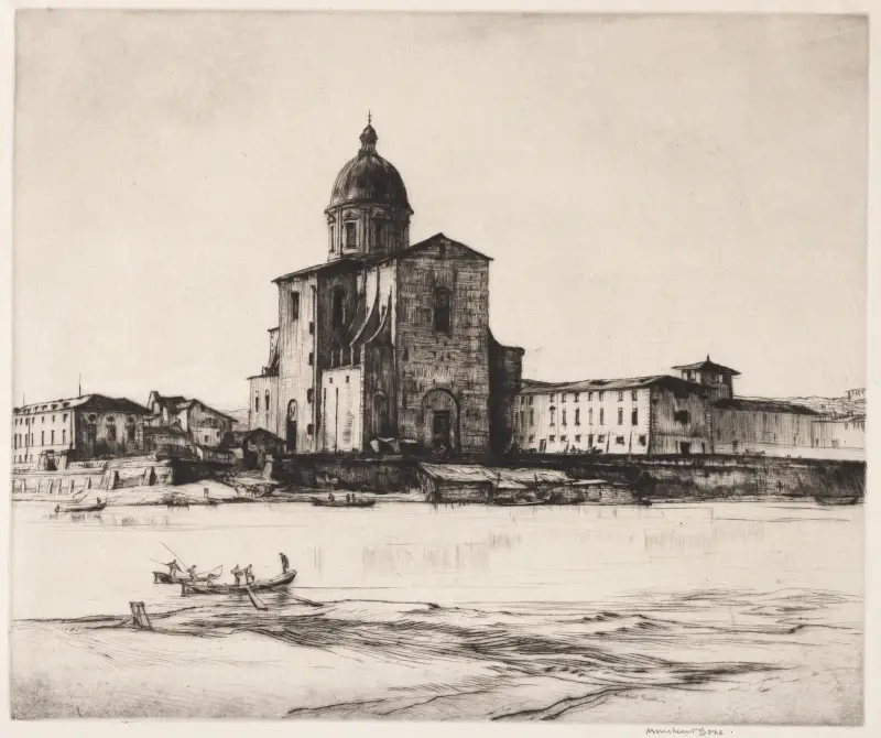 San Frediano in Cestello, Florenz von Muirhead Bone