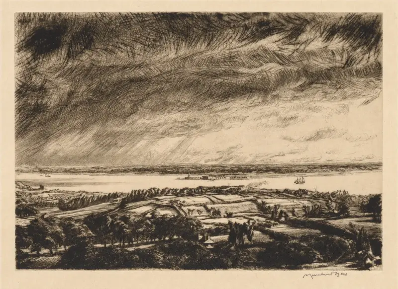 The Solent, Muirhead Bone