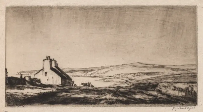 Třetí studie k ‚The Ballantrae Road‘, Muirhead Bone
