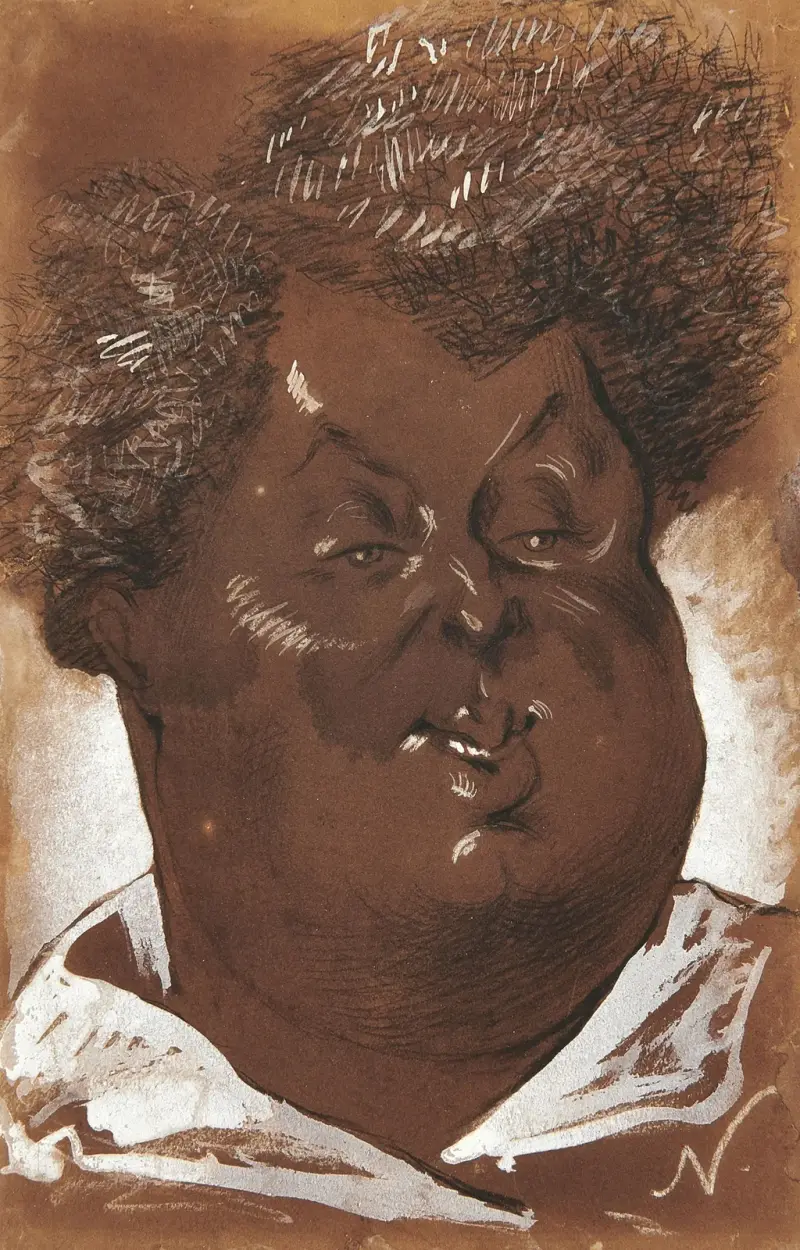 Portrait d’Alexandre Dumas. av Nadar