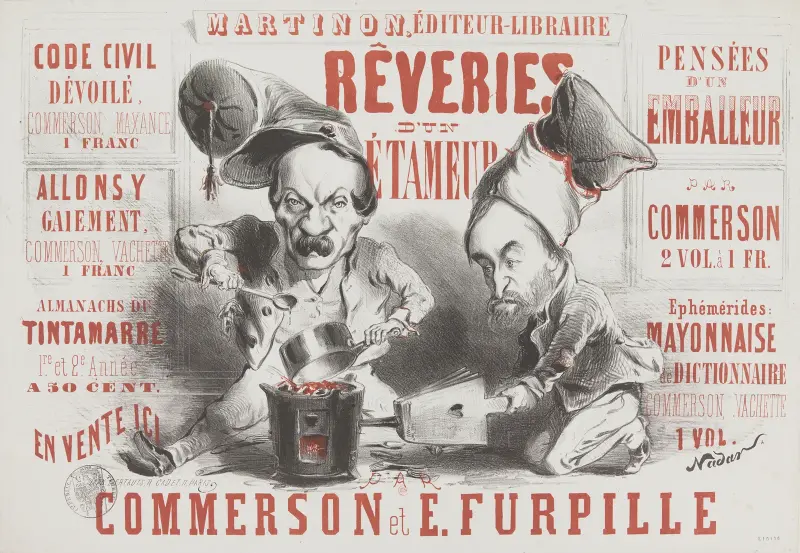 Rêveries d’un étameur par Comerson et Furpille1854 av Nadar