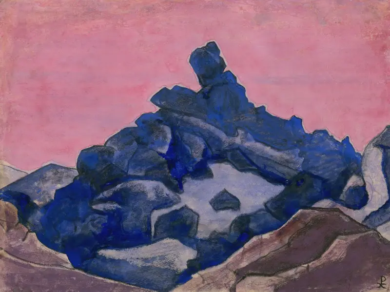 Modrá skála, Nicholas Roerich