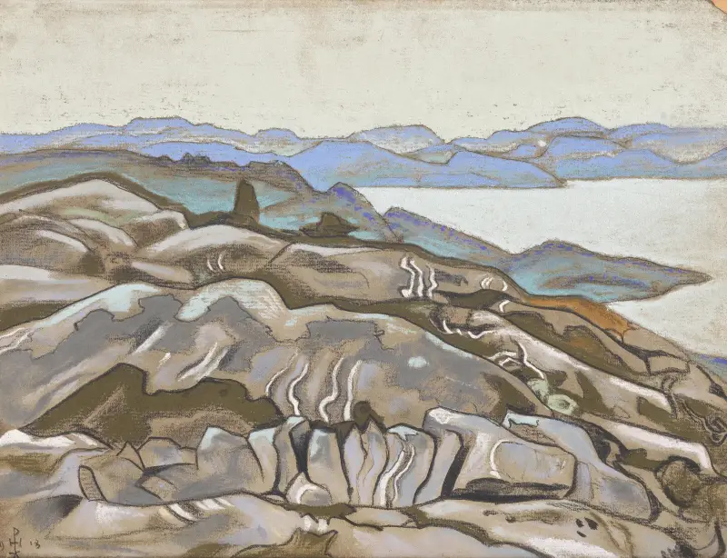 Skály a skalní stěny, Nicholas Roerich