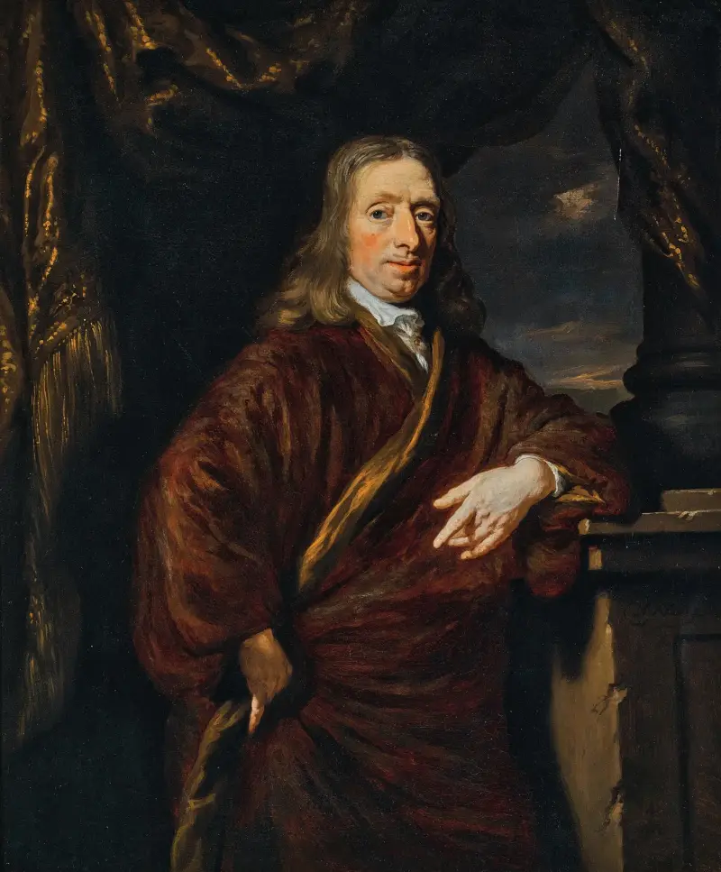 Portrait of a gentleman – nr 1 av Nicolaes Maes