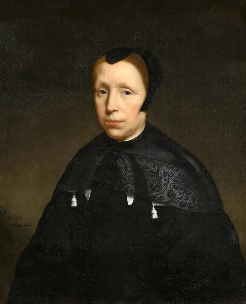 Portrait of a Widow av Nicolaes Maes