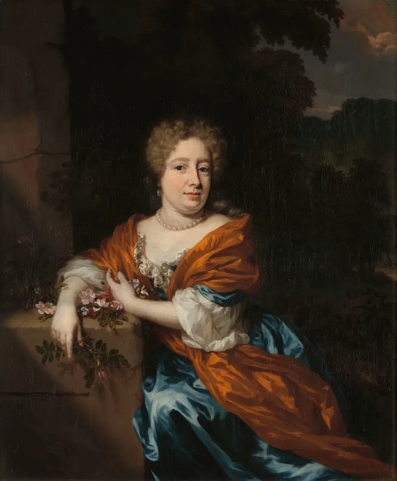 Porträtt av Petronella Dunois av Nicolaes Maes