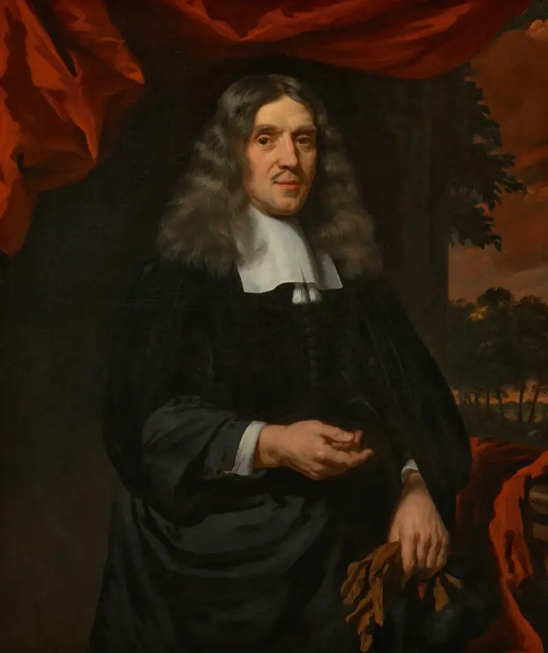 Porträt von Wigbold Slicher (1627–1718) von Nicolaes Maes