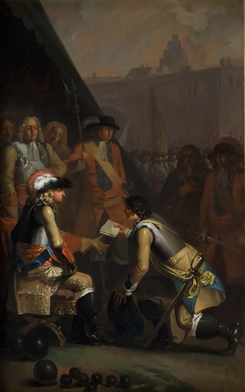 Magnus Stenbock Surrenders The Fortress Of Tønningen To Frederik IV In 1714 av Nicolai Abildgaard