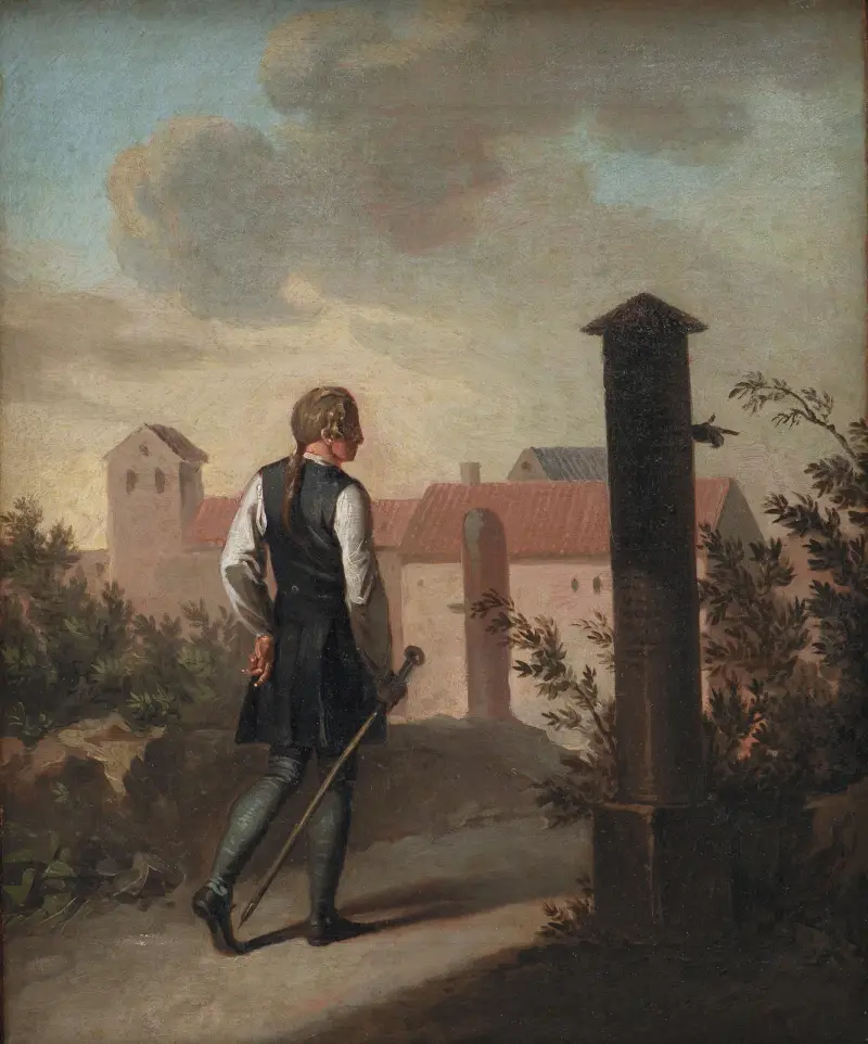 Niels Klim In Potu, Nicolai Abildgaard