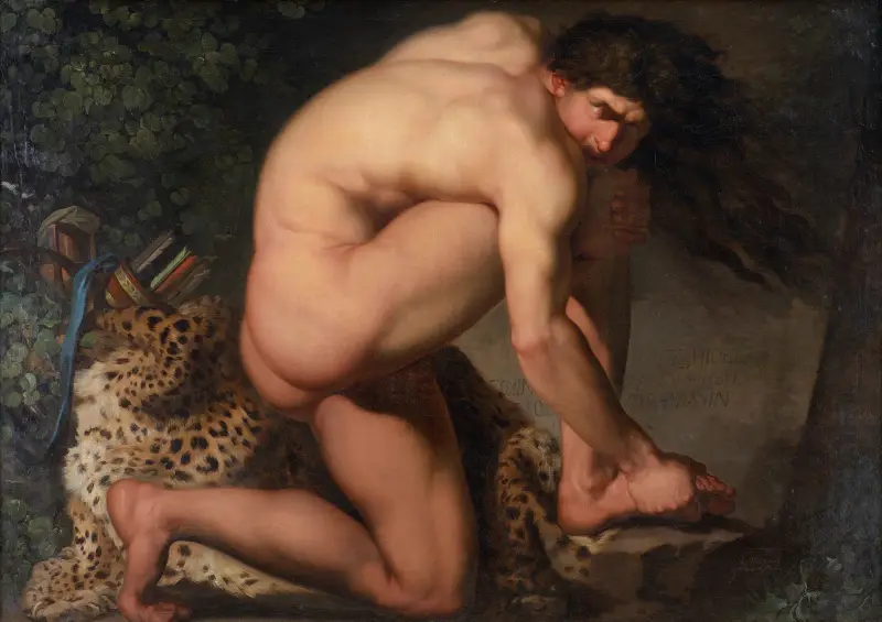 Der verwundete Philoktet von Nicolai Abildgaard