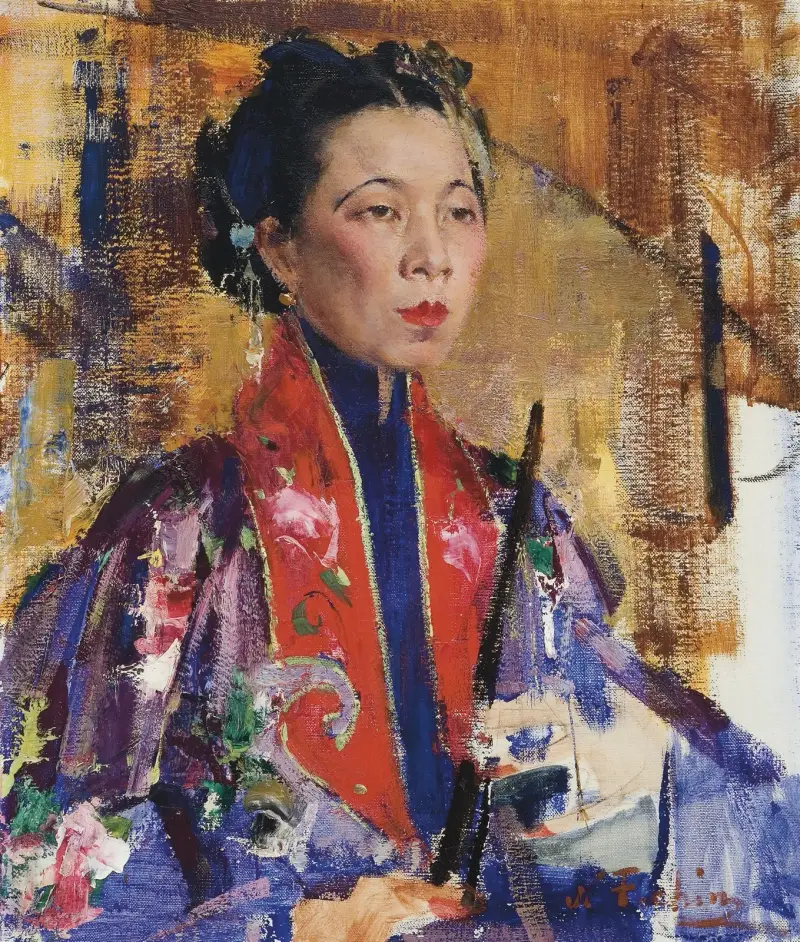 Portrait of a Lady av Nicolai Fechin