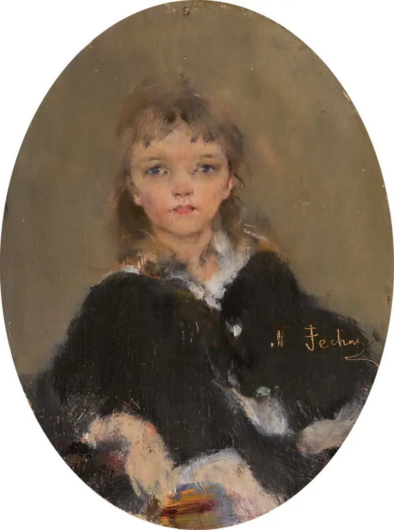 Porträtt av Eya av Nicolai Fechin