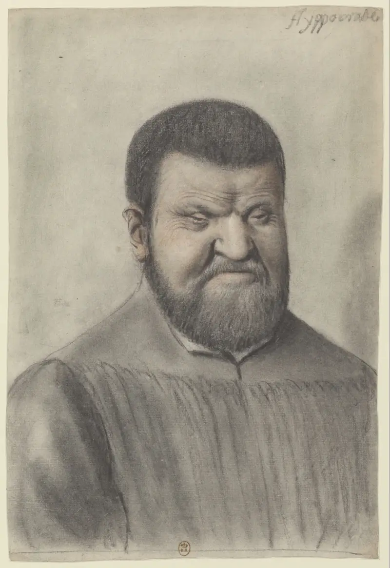 Hippokrates, von vorn von Nicolas Lagneau