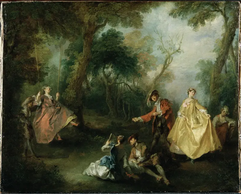 Die Schaukel von Nicolas Lancret