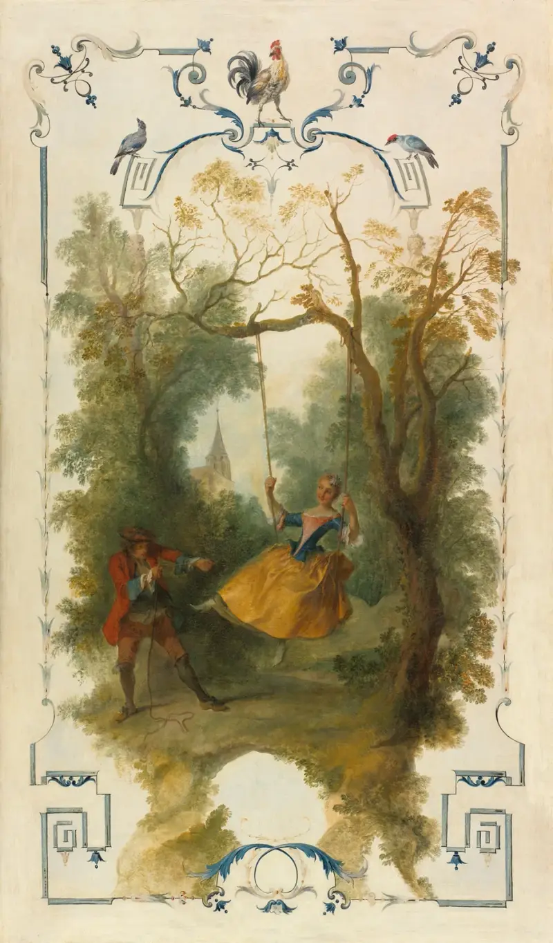 Huśtawka, 1723 – nr 2, Nicolas Lancret