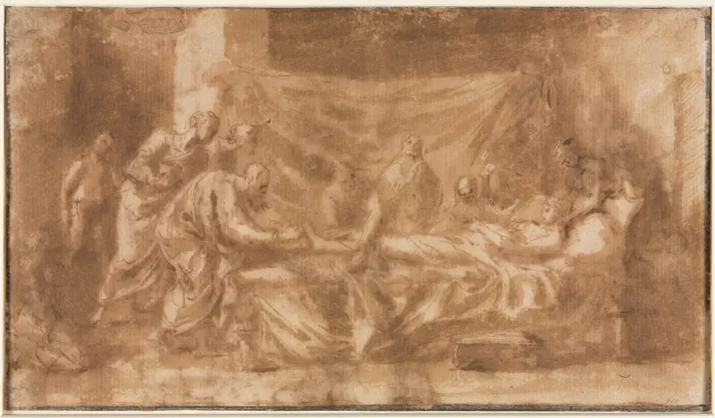 Die letzte Ölung von Nicolas Poussin