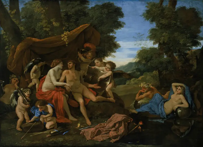 Mars a Venuše, Nicolas Poussin