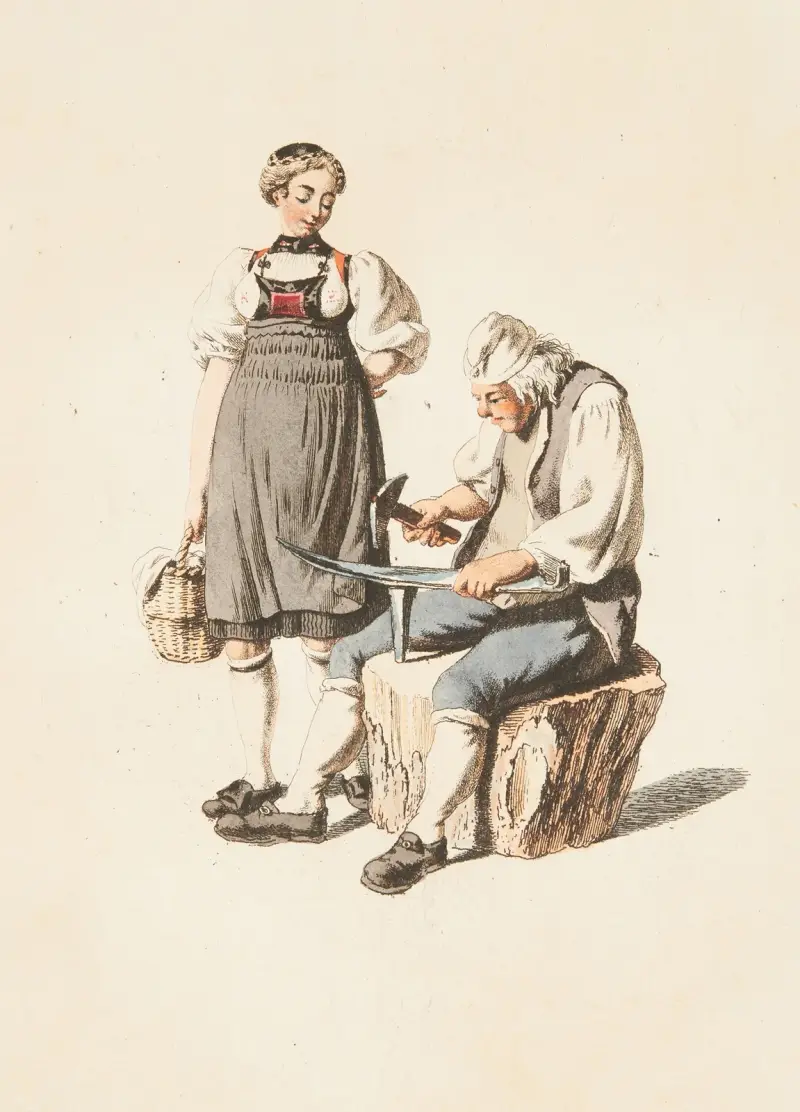 Bern. Gouggisberg av Franz Niklaus König
