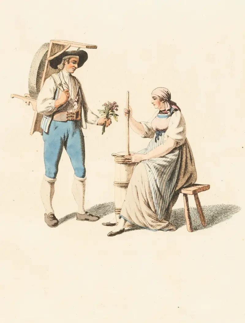 Berne. Oberhasli av Franz Niklaus König