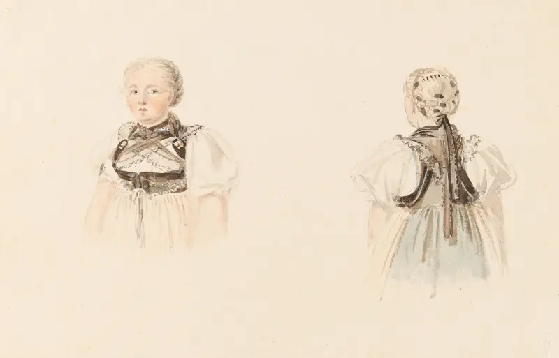Costume du Canton d’Argovie av Franz Niklaus König