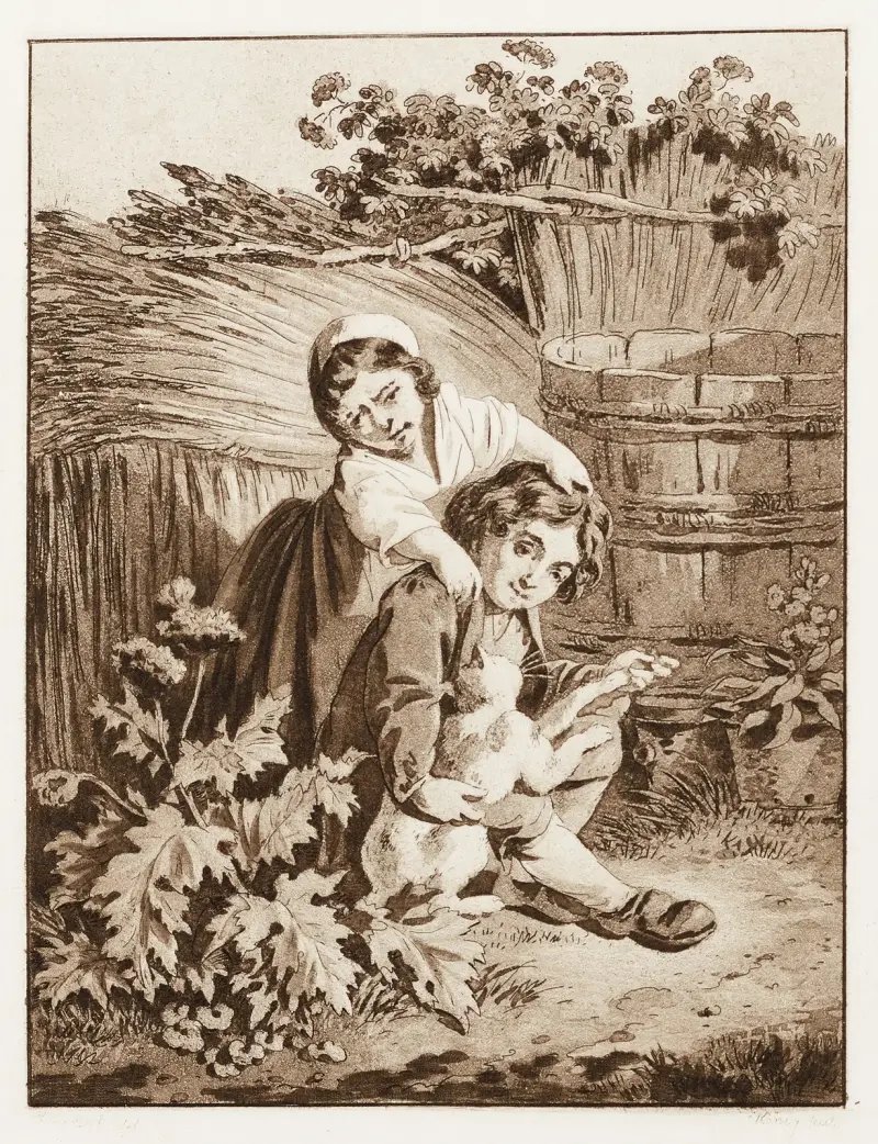 Pojken och flickan av Franz Niklaus König