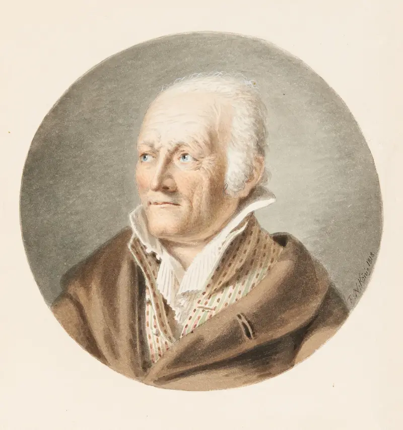 Heinrich Rieter, Maler und Radierer (1751-1818) av Franz Niklaus König