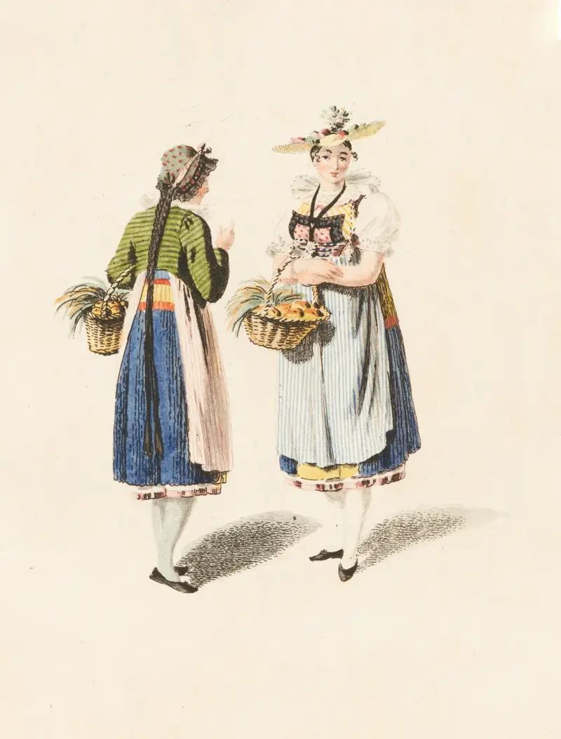 Luzerne. Costume des Élégantes av Franz Niklaus König