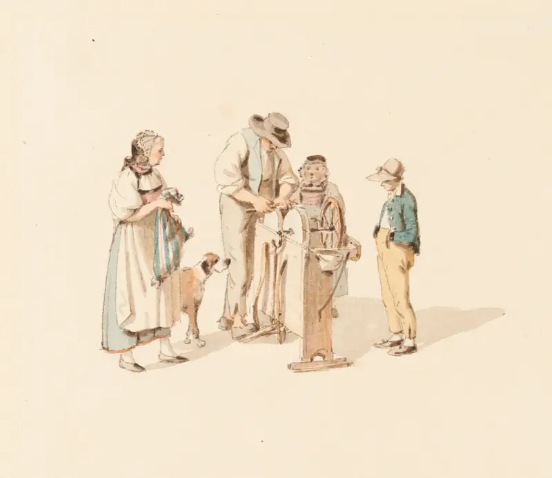 Messerschleifen in Bern av Franz Niklaus König