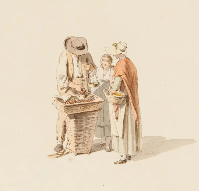 Obsthandel in Bern av Franz Niklaus König