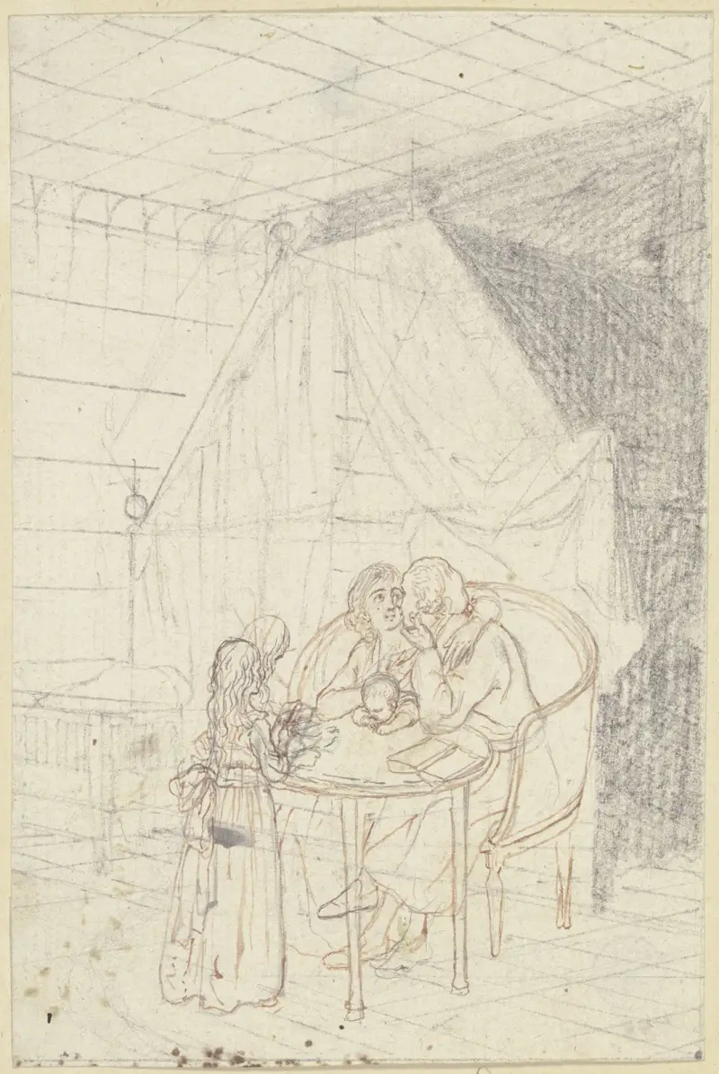 Domestic bliss av Daniel Nikolaus Chodowiecki
