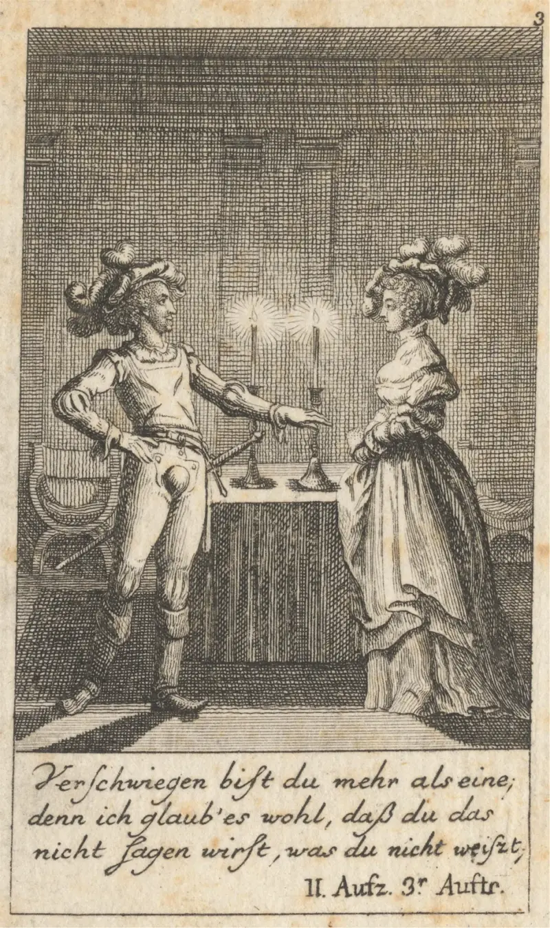 ‘Henry IV, Part I,’ Act II, Scene III av Daniel Nikolaus Chodowiecki
