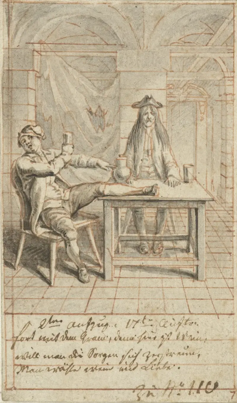 Himmelsturm and Bertram av Daniel Nikolaus Chodowiecki