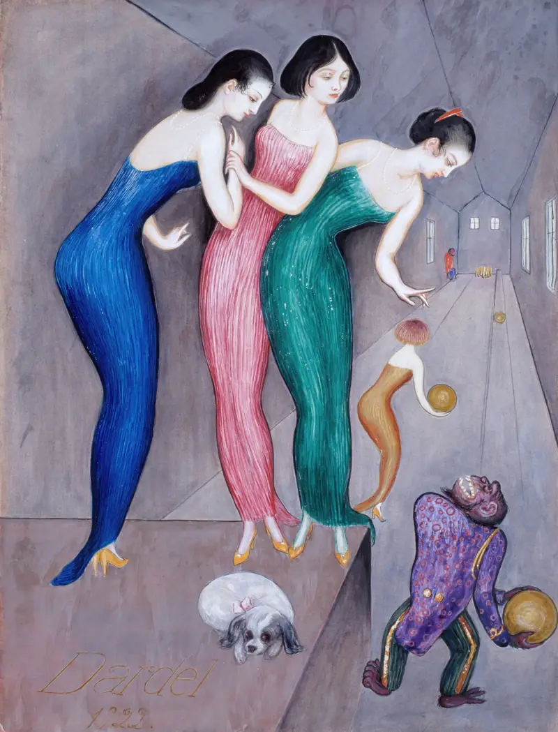 Drömmar och fantasier nr 1 (Kägelbanan) av Nils Dardel