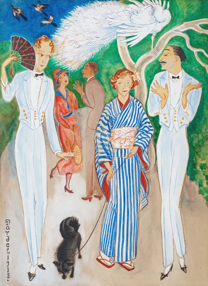 Pfauen von Nils Dardel