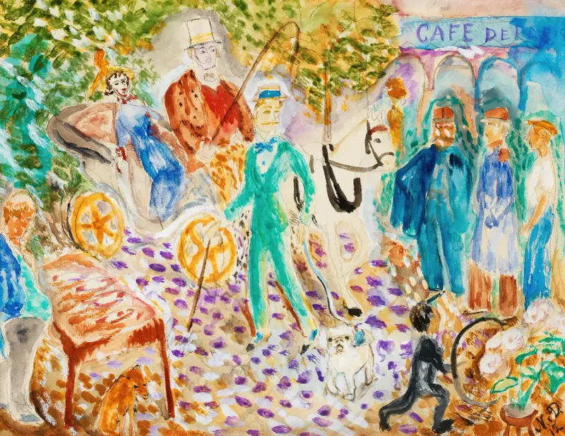 Pařížská ulice, Nils Dardel